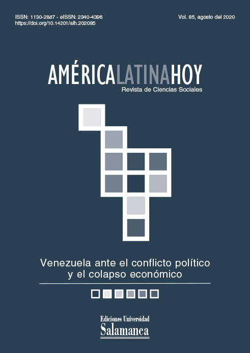                        Ver Vol. 85 (2020): Venezuela ante el conflicto político y el colapso económico
                    
