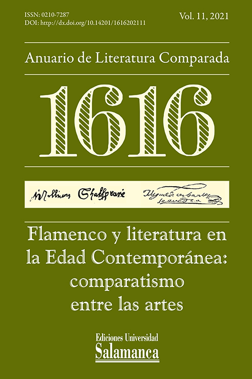                         Ver Vol. 11 (2021): Flamenco y literatura en la Edad Contemporánea: comparatismo entre las artes
                    