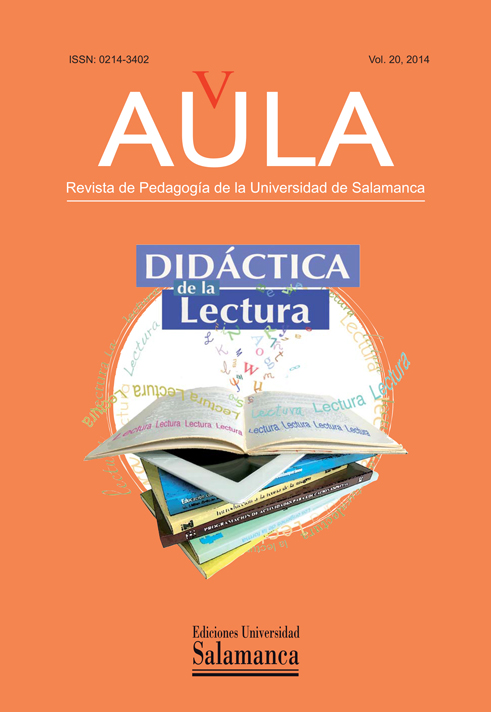                         Ver Vol. 20 (2014): Didáctica de la lectura
                    