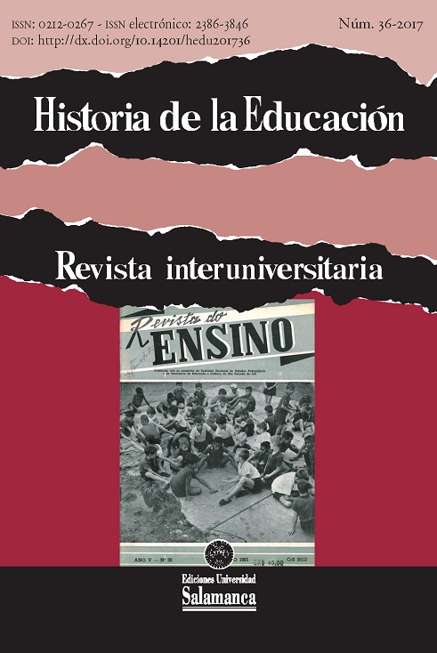                         Ver Vol. 36 (2017): Espacios y tiempos de modernización educativa en iberoamérica
                    