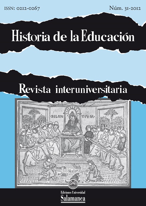                         Ver Vol. 31 (2012): Humanismo y renovación educativa: una mayéutica para el hombre occidental
                    