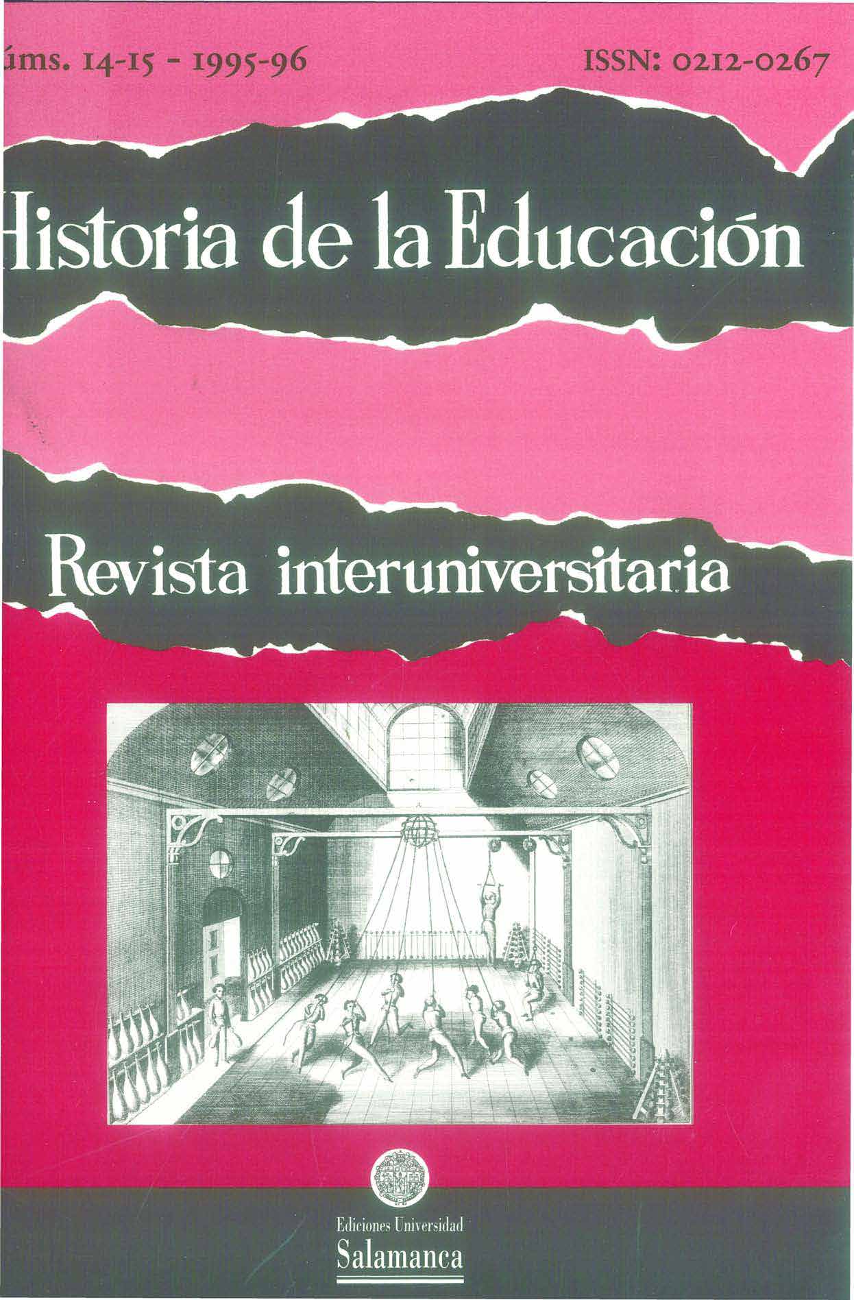                         Ver Vol. 14 (1995): (Vol. 14-15) Historia de la educación física
                    