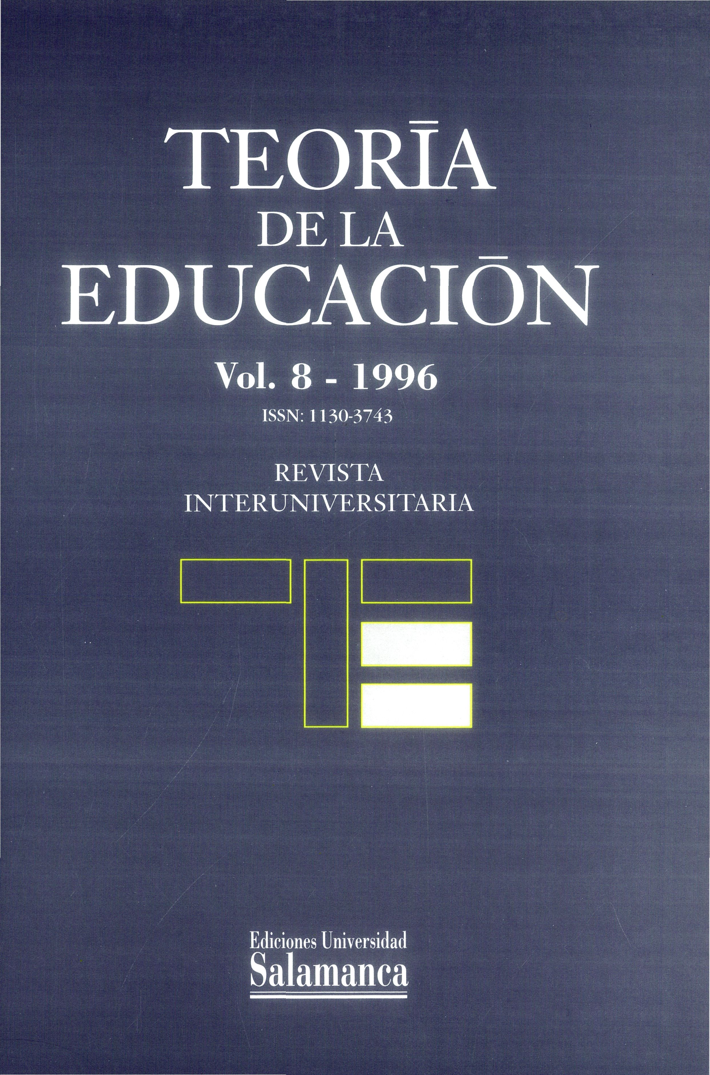                         Ver Vol. 8 (1996)
                    