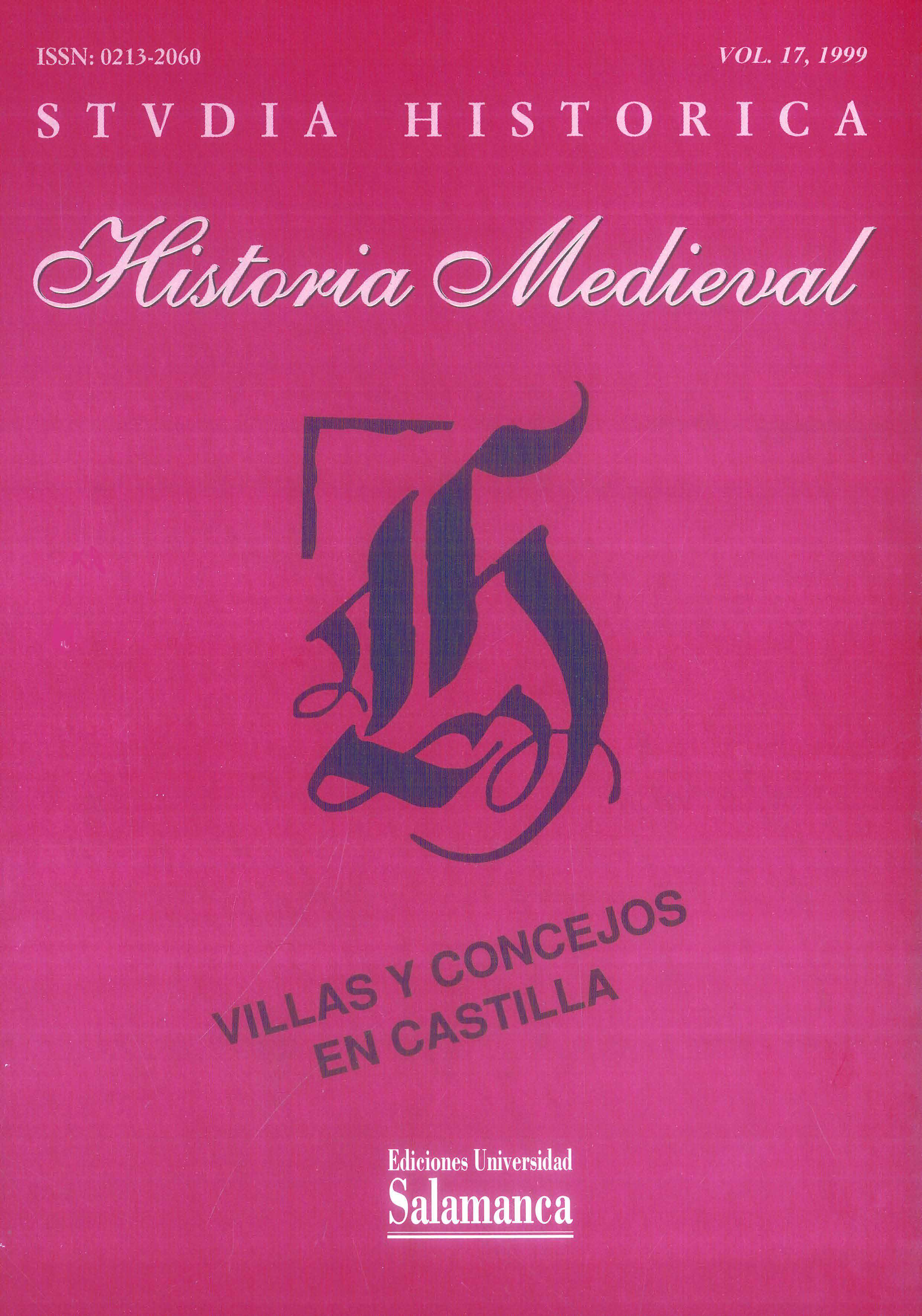                         Ver Vol. 17 (1999): Villas y concejos en Castilla
                    