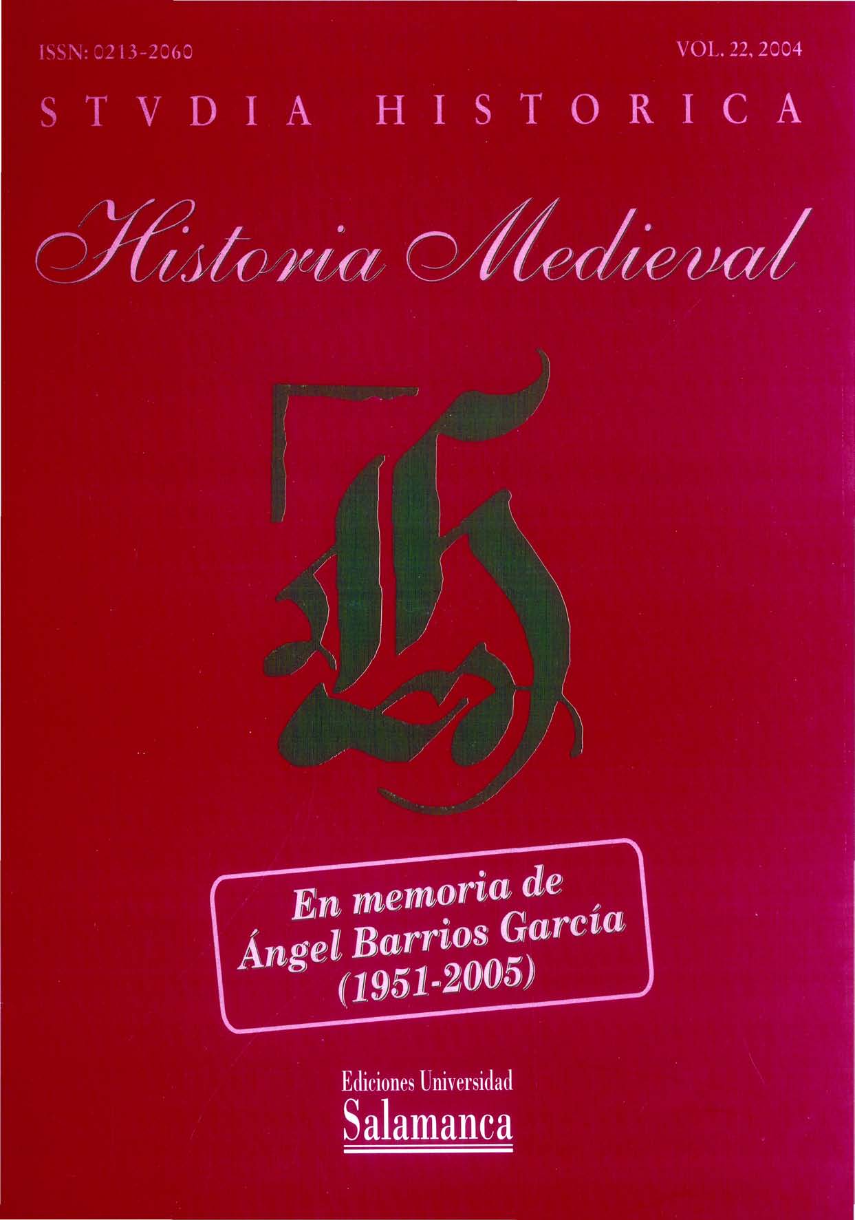                         Ver Vol. 22 (2004): En memoria de Ángel Barrios García (1951-2005)
                    