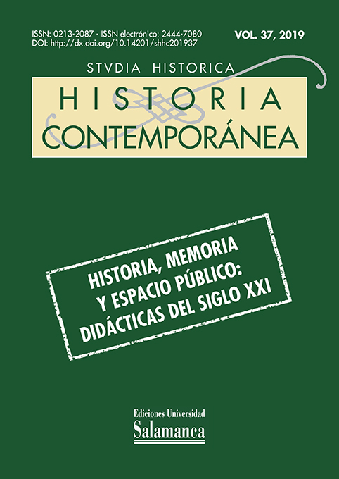                         Ver Vol. 37 (2019): Historia, memoria y espacio público: didácticas del siglo XXI
                    