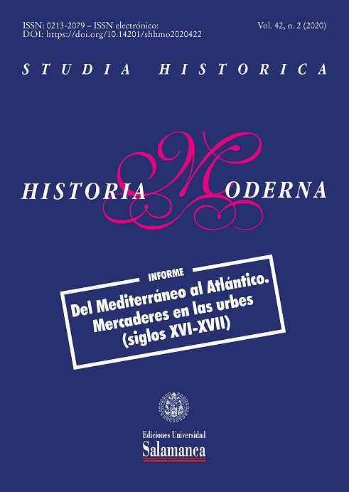                        Ver Vol. 42 Núm. 2 (2020): Del Mediterráneo al Atlántico. Mercaderes en las urbes (siglos XVI-XVII)
                    